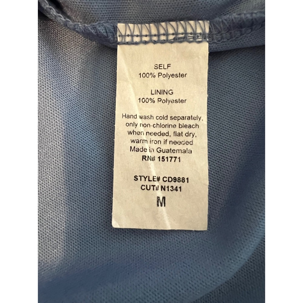 GILLI‎ Blue Floral Ruffle Sleeve Midi Dress Size M - Picture 8 of 8